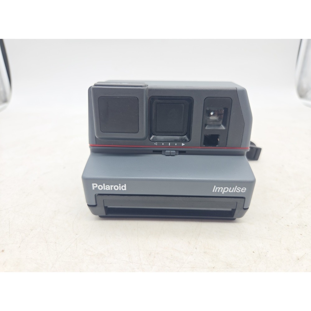 Polaroid Impulse Gray Instant Camera Autofocus System 600 Film Vintage Photo